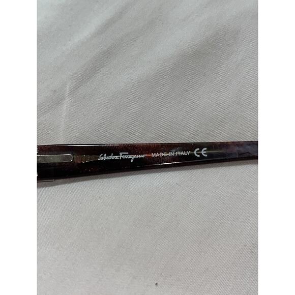 Salvatore Ferragamo Eyeglasses Frames 2632 565 Red Green Brown Sparkle 53-16-135 - Picture 5 of 8